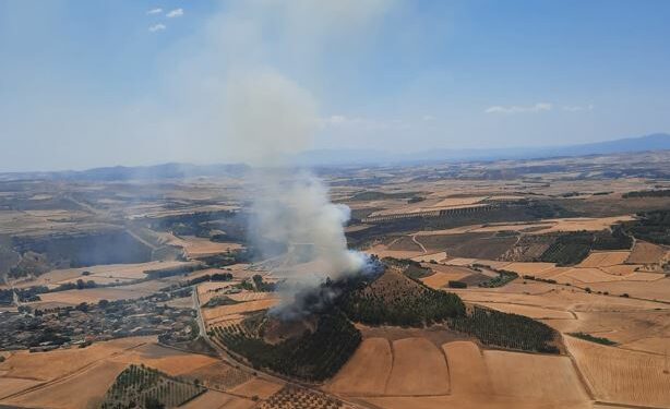 Incendi a Las Plassas, Assemini e Mores