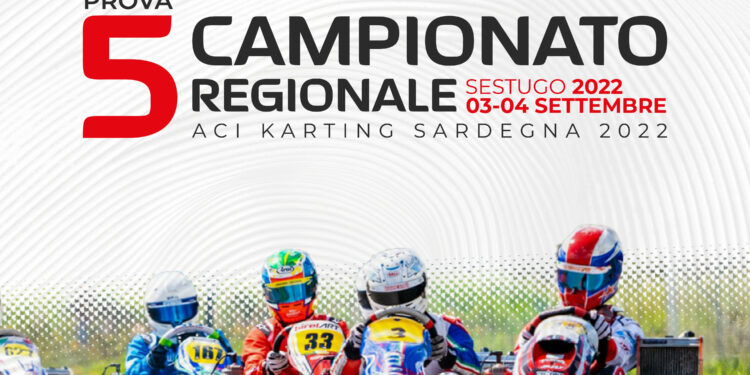 Sabato 3 e domenica 4 settembre, a Sestu, la quinta prova del campionato regionale Karting Aci