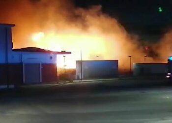 Incendio ieri sera a Settimo San Pietro, sul posto i vigili del fuoco del Comando di Cagliari