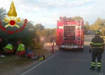 Incidente stradale sulla provinciale 59, sul posto i vigili del fuoco
