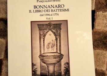 “Bonnanaro – Il libro dei battesimi dal 1594 al 1774 volume 1”, ecco il nuovo libro di Pasqualino Spanu