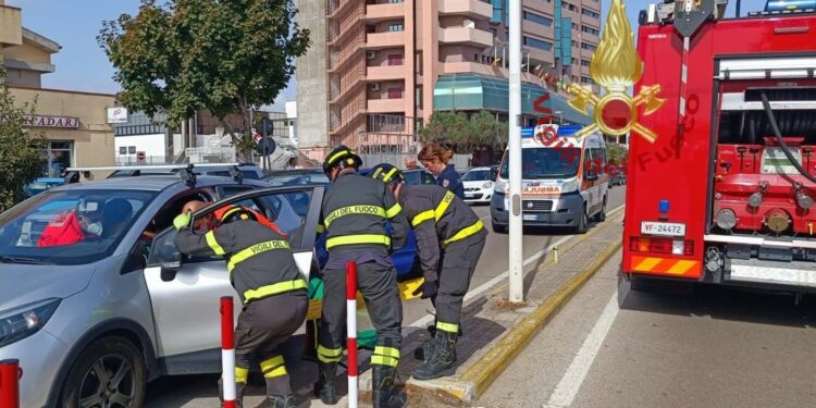 Sassari: incidente stradale in prossimità della Piazzetta