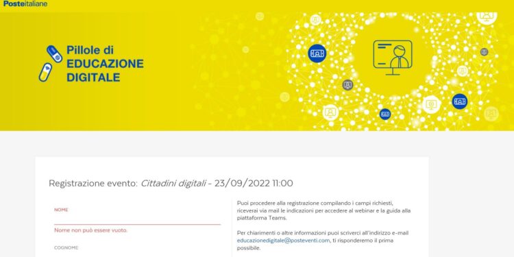 Poste italiane: nella Sardegna settentrionale un webinar di educazione digitale tradotto in LIS