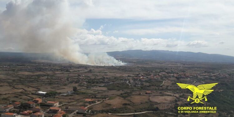 Incendi a Flussio e Villanovafranca