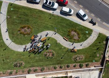 Pirri: inaugurata una nuova area verde in via Vesalio