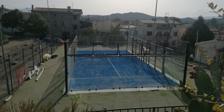 Galtellì: conclusi i lavori per il nuovo campo di padel