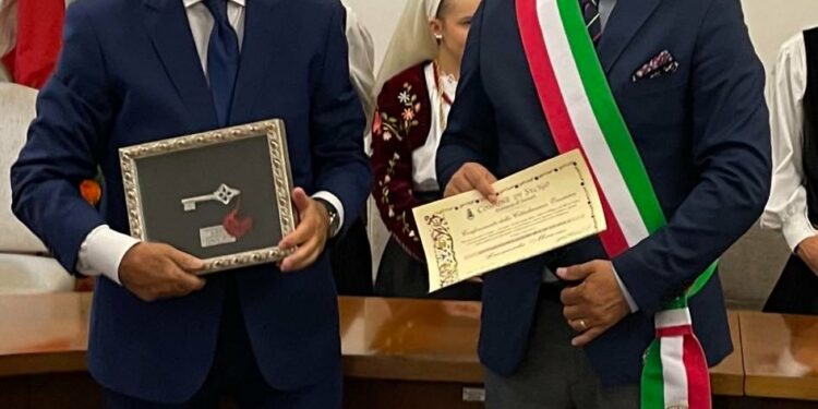 Leonardo Marras cittadino onorario di Siligo