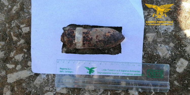 Rinvenuto nelle campagne di Isili un ordigno, presumibilmente risalente alla seconda guerra mondiale