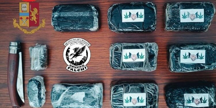 Ieri i Falchi della Squadra Mobile della Questura di Cagliari hanno arrestato una 48enne per detenzione ai fini di spaccio di sostanze stupefacenti