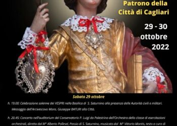 Sabato 29 e domenica 30 ottobre, a Cagliari, i festeggiamenti per il patrono San Saturnino