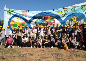 Alghero: sul terreno Legambiente Abbado la posa della prima pietra dell’opera “Il Terzo Paradiso”