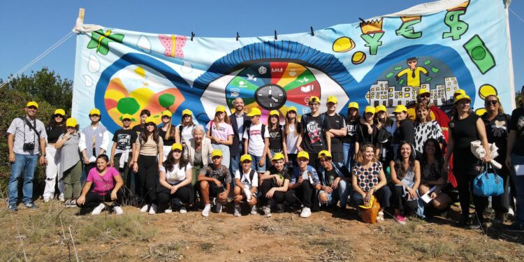 Alghero: sul terreno Legambiente Abbado la posa della prima pietra dell’opera “Il Terzo Paradiso”