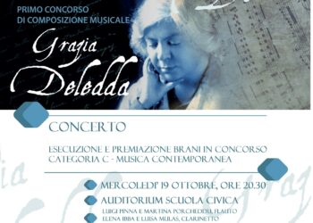 Nuoro: cala il sipario sul primo concorso di composizione musicale “Grazia Deledda”