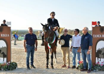 Abbasanta: Natale Chiaudani vince il primo Gran Premio del Sardegna Jumping Tour