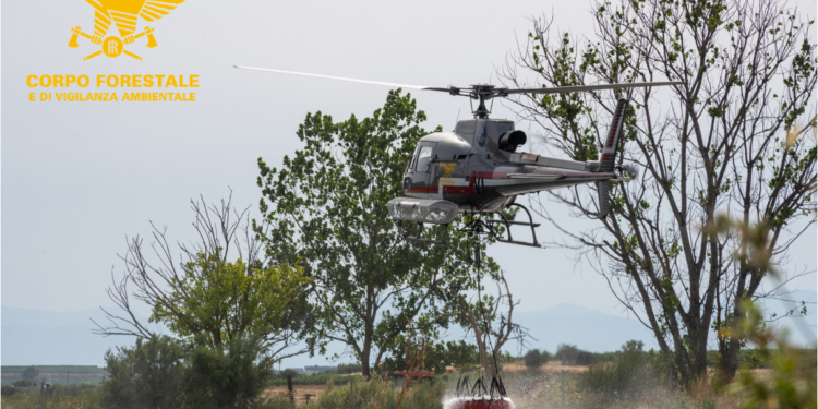Tre dei tredici incendi sviluppatisi oggi in Sardegna, hanno richiesto l’intervento dei mezzi aerei del Corpo forestale