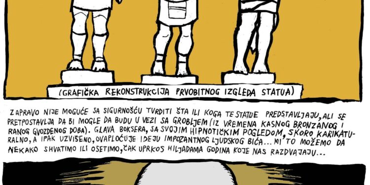I Giganti di Mont’e Prama in un fumetto di Aleksandar Zograf