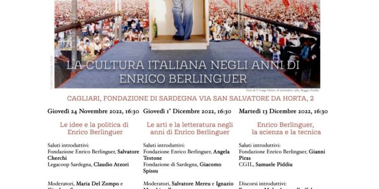 Cagliari: un ciclo di incontri sulla cultura italiana negli anni di Enrico Berlinguer