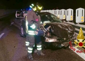 Incidente statale sulla statale 131 in direzione Sassari, sul posto i vigili del fuoco