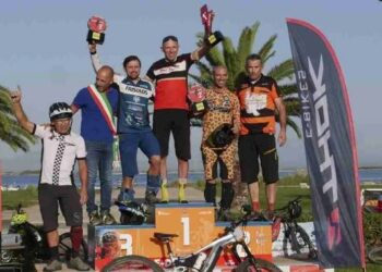 Mirko Pirazzoli s’è imposto nell’E-Day Race, a Sant’Antioco
