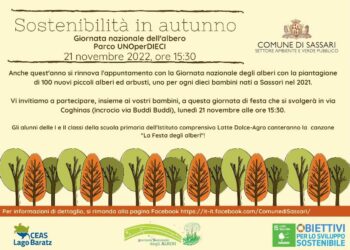 Sassari: nel quartiere di Latte Dolce la giornata dell’albero