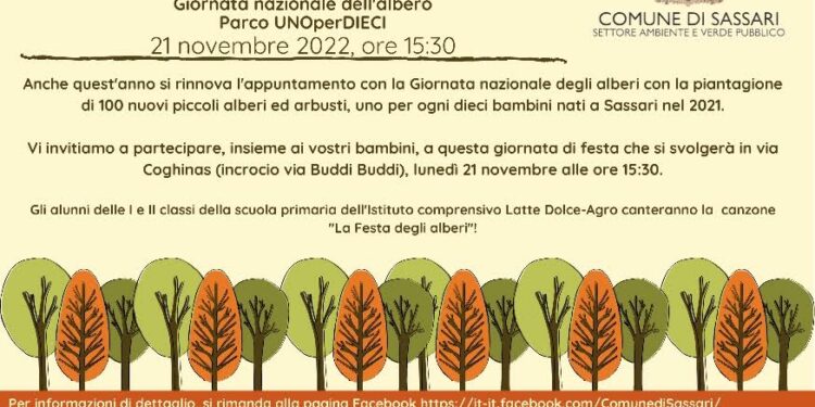 Sassari: nel quartiere di Latte Dolce la giornata dell’albero