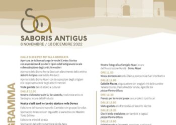 Saboris antigus, domenica primo appuntamento a Gergei