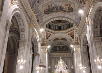 Una domenica bellissima all’interno della Basilica di Sant’Elena di Quartu