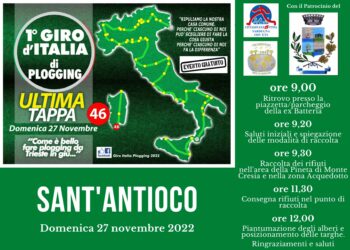 Ambiente e decoro, Giro d’Italia di “Plogging” fa tappa a Sant’Antioco