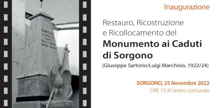 Sorgono: restaurato il Monumento ai Caduti