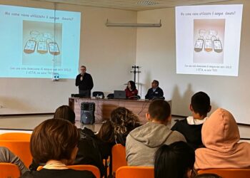 Prosegue la campagna di sensibilizzazione a cura dell’Avis e del centro trasfusionale dell’Aou di Sassari all’Istituto alberghiero