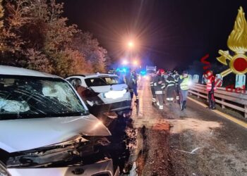 Incidente stradale sulla 131 al chilometro 157, sul posto I vigili del fuoco