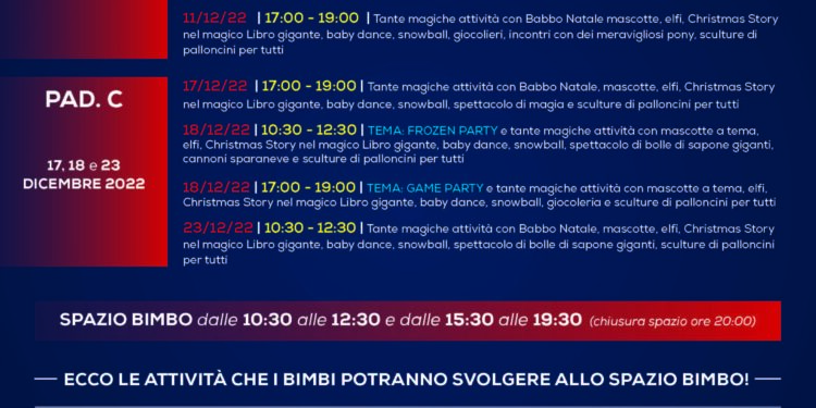 Verrà inaugurata domani mattina in viale Diaz, a Cagliari, la 40ª edizione di Fiera Natale