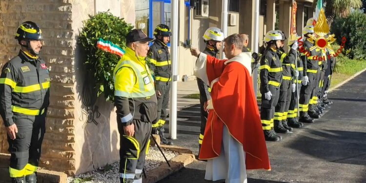 Oggi domenica 4 dicembre 2022, è stata celebrata la ricorrenza di Santa Barbara, patrona dei vigili del fuoco