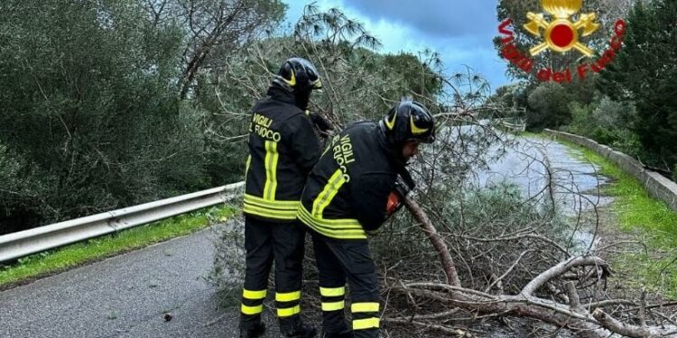 Da ieri mattina sono circa 150 gli interventi effettuati dai vigili del fuoco, in Sardegna, per i problemi provocati dal maltempo
