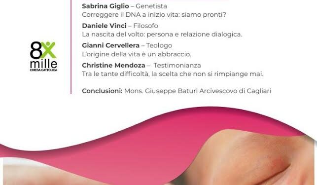 Venerdì 20 gennaio, a Cagliari, si terrà il convegno “Inizio vita. Scienza e fede in dialogo per l’uomo”