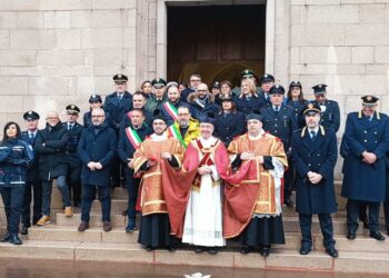 La Polizia locale di Sennori ha festeggiato oggi il santo patrono San Sebastiano