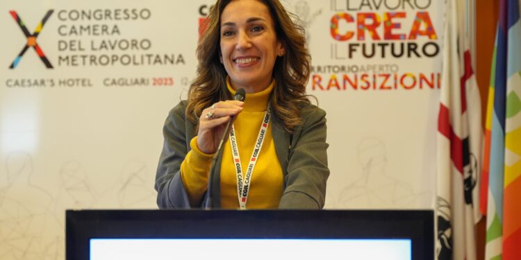 Simona Fanzecco è stata confermata alla guida della Camera del Lavoro Metropolitana Cgil di Cagliari