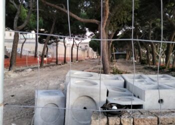 Sono in corso, a Cagliari, i lavori per la sistemazione del viale Buoncammino