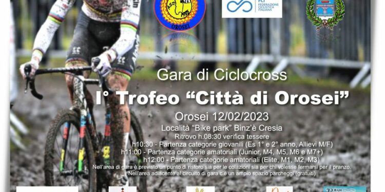 Ciclocross: si replica nel Nuorese con il 1° Trofeo Città di Orosei