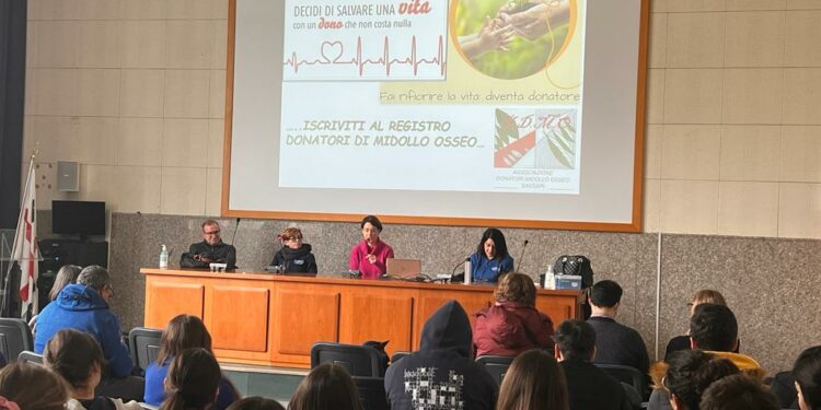 Il primo febbraio al liceo Spano di Sassari si è tenuta una conferenza sulla donazione del sangue