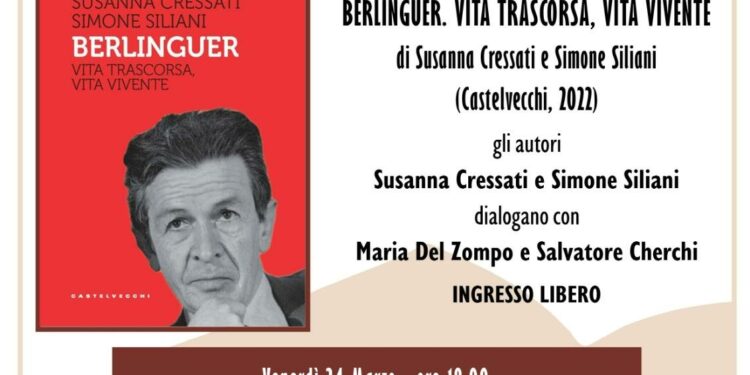 Venerdì sera, nella sala della Fondazione Enrico Berlinguer, in via Emilia 39, a Cagliari, verrà presentato il libro “Berlinguer. Vita trascorsa, vita vivente”
