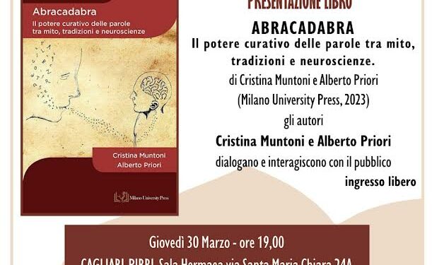 A Pirri la presentazione del libro “Abracadabra. Il potere curativo delle parole tra mito, tradizioni e neuroscienze”
