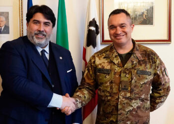 In occasione dell’anniversario della Brigata Sassari, il presidente della Regione ha ricevuto il comandante generale Giuseppe Bossa