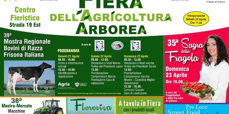 Arborea: sarà un fine settimana in fiera