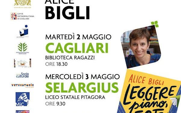 Éntula: a Cagliari e Selargius la scrittrice Alice Bigli con il suo libro “Leggere piano, forte, fortissimo. Come allenare alla lettura ragazze e ragazzi”
