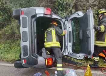 Ossi: incidente stradale sulla provinciale 3, una persona trasportata al Pronto Soccorso