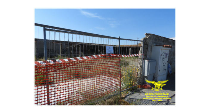 Gli uomini del Nucleo Investigativo Polizia Ambientale del CFVA di Oristano hanno messo sotto sequestro un immobile, in località “Brabau”