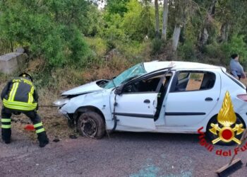 Santu Lussurgiu: incidente stradale sulla provinciale 65, una persona in ospedale