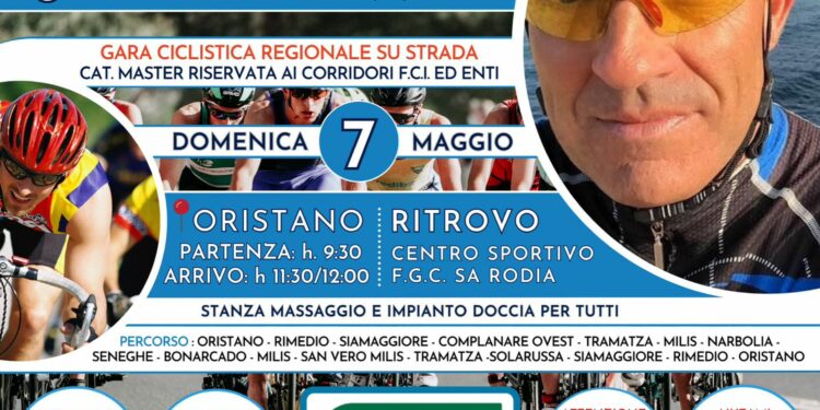 E’ in programma domenica 7 maggio il 3° Memorial Gianni Fois Trofeo Sicurezza, organizzato dal GS Amatori Oristano di Carlo Spanu