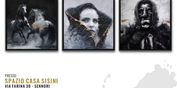 E’ stata inaugurata ieri, a Sennori, la mostra personale del pittore Vanni Rocca